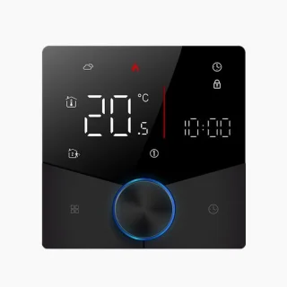 Slimme thermostaat zwart