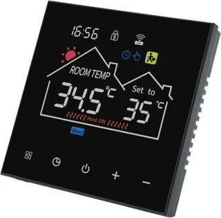 Slimme thermostaat - zwart