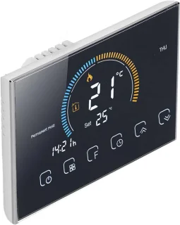 Slimme thermostaat zwart