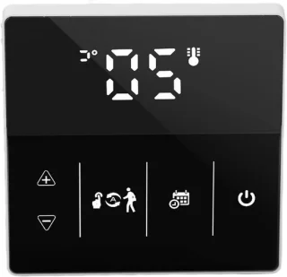 Slimme thermostaat - zwart