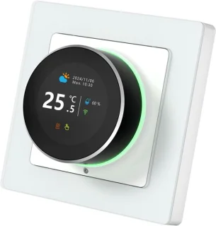 Slimme thermostaat zwart