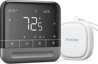 Slimme thermostaat zwart