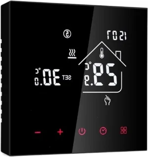 Slimme Thermostaathoes - Wifi Thermostaathoes - Verwarming Regelen - App Bediening - 3A/16A - Wit