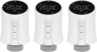 Slimme thermostaatkop - 3 stuks - wit