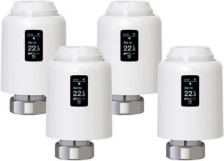 Slimme thermostaatkop radiatorkraan actuator M30*1.5 wit