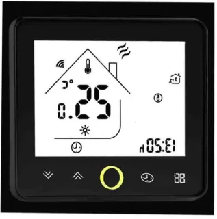 Slimme thermostaatkraan 24V zwart