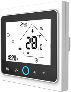 Slimme thermostaatsensor zwart-wit