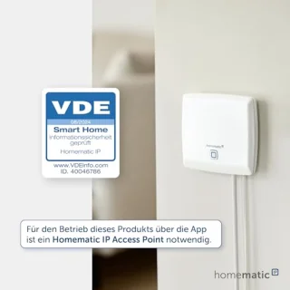 Slimme wandthermostaat voor radiatoren en vloerverwarming