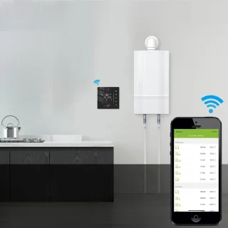 Slimme Wifi Inbouw Thermostaat Zwart 3A 4-Draads