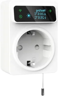 Slimme wifi thermostaat - 16A EU stekker - wit