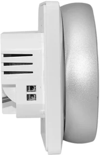 Slimme Wifi Thermostaat Rond Zwart 4-Draads 3amp 90-240v