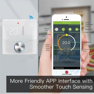 Slimme WiFi-thermostaat Touchscreen voor cv-ketel