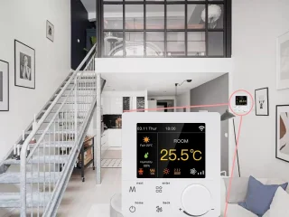 Slimme Wifi-thermostaat voor airconditioning en waterverwarming