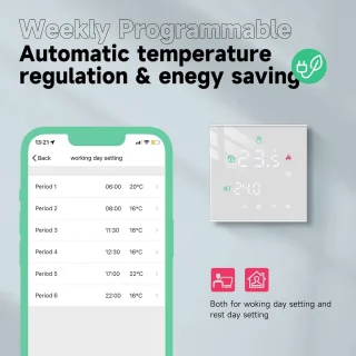 Slimme WiFi-thermostaat voor centrale verwarming