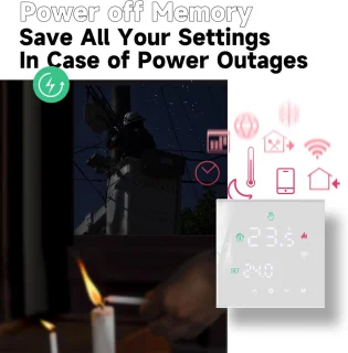 Slimme WiFi-thermostaat voor centrale verwarming