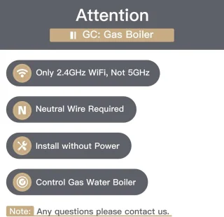 Slimme WiFi-thermostaat voor CV-ketel en boiler