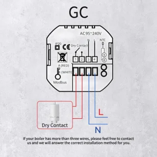 Slimme WiFi-thermostaat voor CV-ketel en boiler