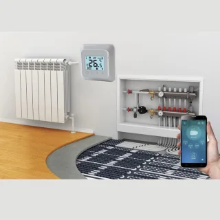 Slimme WiFi-thermostaat voor elektrische en watervloerverwarming