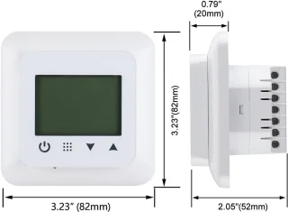 Slimme WiFi-thermostaat voor elektrische en watervloerverwarming