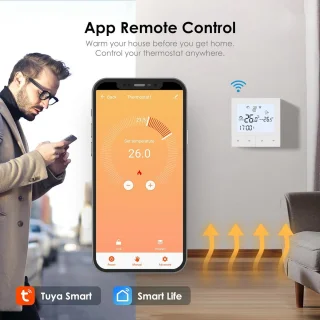 Slimme WiFi Thermostaat voor Elektrische Verwarming