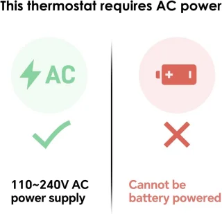 Slimme WiFi Thermostaat voor Elektrische Verwarming