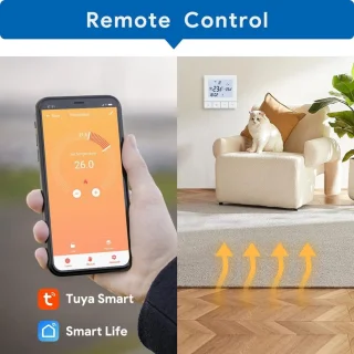 Slimme WiFi-thermostaat voor elektrische verwarming