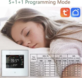 Slimme WiFi-thermostaat voor gas- en waterverwarming