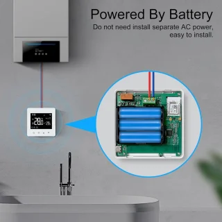 Slimme WiFi Thermostaat voor gasboiler
