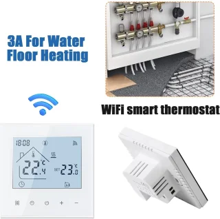 Slimme Wifi Thermostaat voor Vloerverwarming (water)