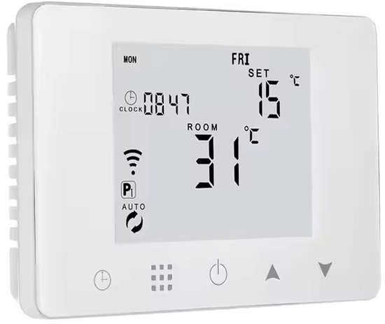 Slimme Wifi Thermostaat Zwart 3amp 4-Draads 90-240v review