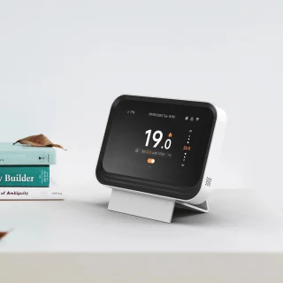Slimme Wifi Thermostaat Zwart 3amp 4-Draads
