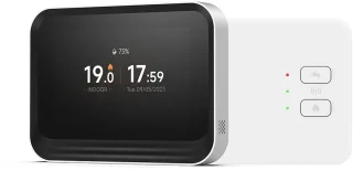 Slimme Wifi Thermostaat Zwart 3amp 4-Draads