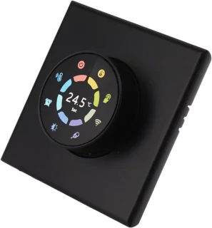 Slimme wifi thermostaat - zwart