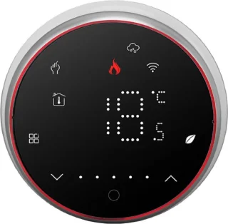 Slimme wifi thermostaat zwart