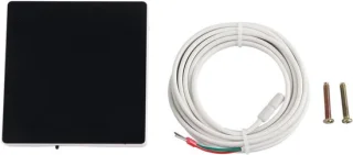 Slimme wifi thermostaat zwart