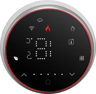 Slimme wifi thermostaat zwart