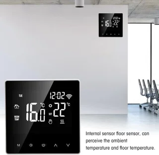 Slimme WiFi Touchscreen Thermostaat voor Vloerverwarming