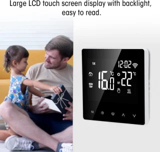 Slimme WiFi Touchscreen Thermostaat voor Vloerverwarming
