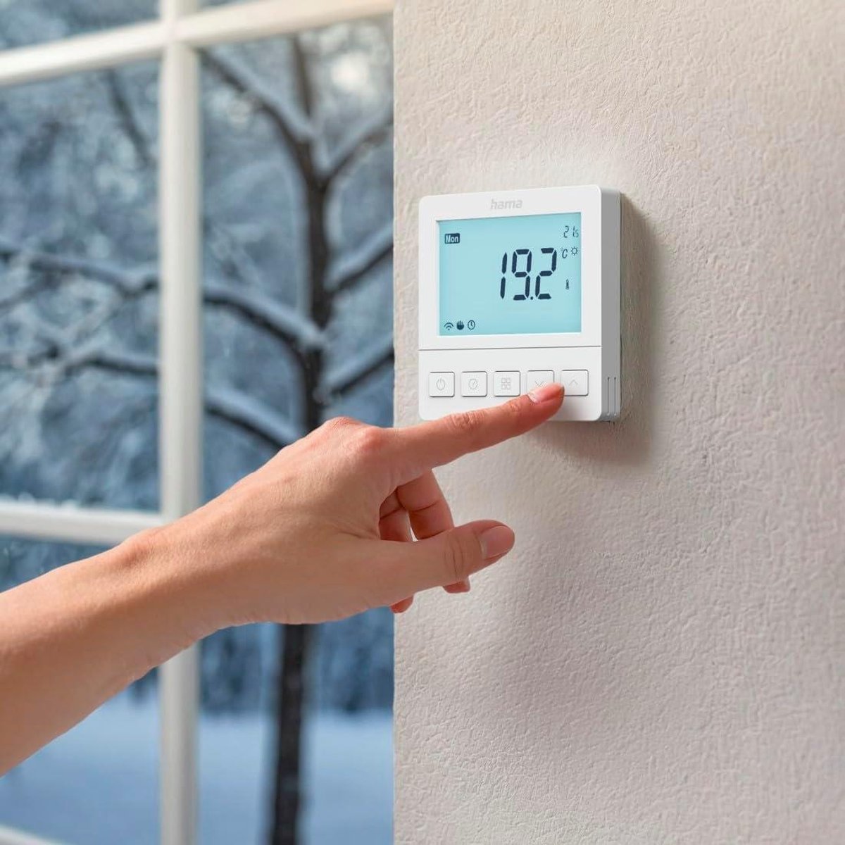 Wat vinden we goed aan de Smart Home Vloerverwarming Thermostaat Wit Inbouw LCD