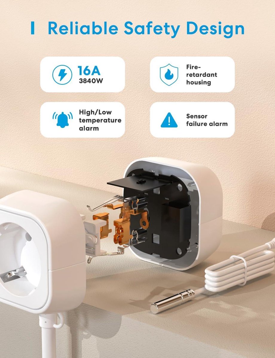 Wat vinden we goed aan de Smart Thermostaat Stopcontact 16A HomeKit WLAN