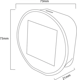 Smart Wifi Klimaatsensor met Display