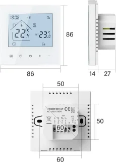 SmartHome WiFi-thermostaat voor waterverwarming