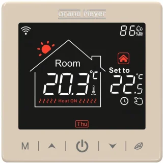 SN SN-15 Wi‑Fi thermostaat Champagne