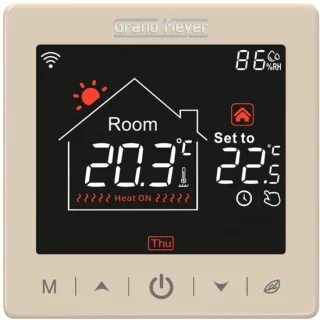 SN SN-15 Wi‑Fi thermostaat Champagne