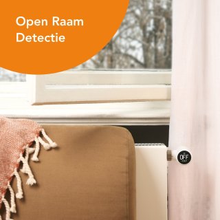 tado° Slimme Radiatorknop X - 4 Stuks - Zwart/Wit