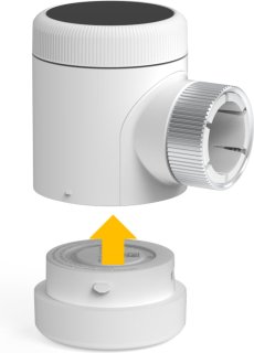 tado° Slimme Radiatorknop X - 4 Stuks - Zwart/Wit