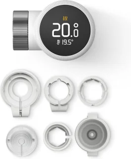 tado° Slimme Radiatorknop X - Uitbreidingset 1 stuk - Zwart/Wit