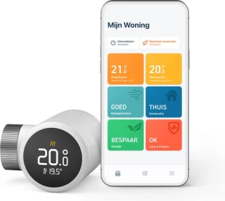 tado° Slimme Radiatorknop X - Uitbreidingset 1 stuk - Zwart/Wit