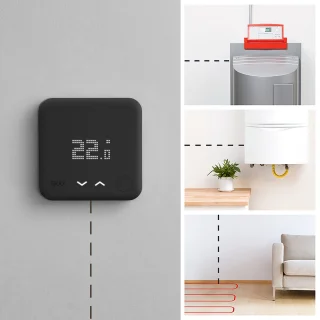 tado° Slimme Thermostaat V3+ Bedraad Zwart Starterskit