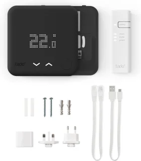 tado° Slimme Thermostaat V3+ Bedraad Zwart Starterskit